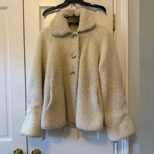 Vintage J.R. Percy for Marvin Richard’s Faux Shearling Cream Coat